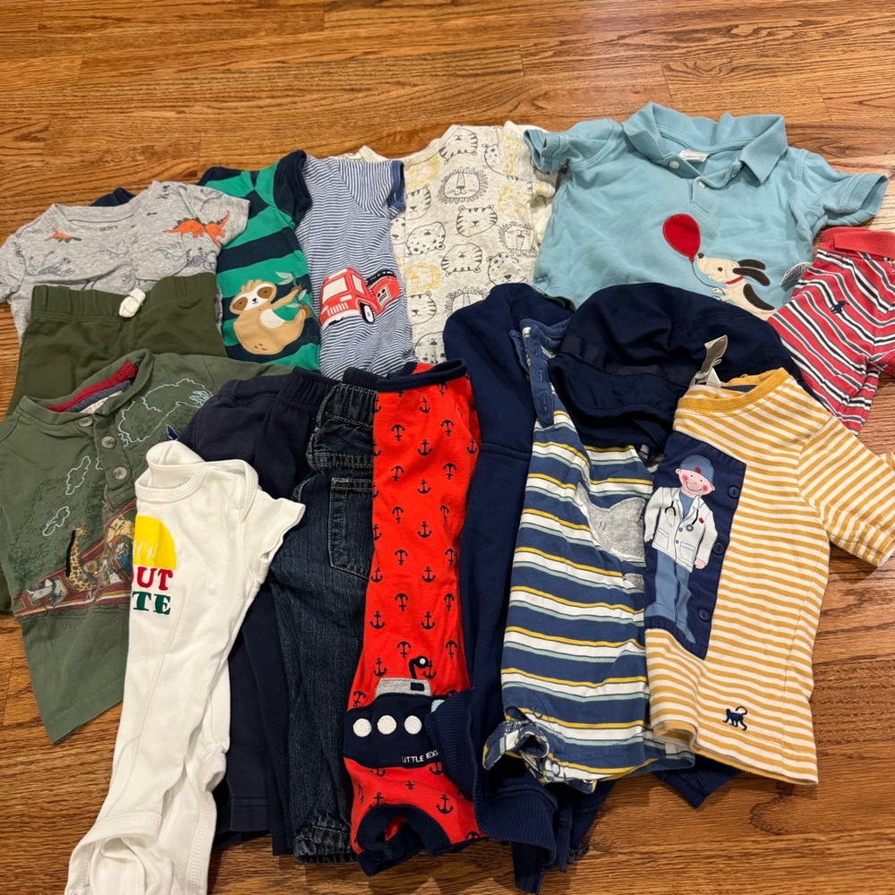 6mo boys huge body suit bundle
